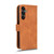 Samsung Galaxy A25 5G Skin Feel Magnetic Flip Leather Phone Case - Brown