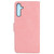 Samsung Galaxy A25 5G Skin Feel Pure Color Flip Leather Phone Case - Pink