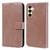 Samsung Galaxy A25 5G Skin Feeling Oil Leather Texture PU + TPU Phone Case - Champagne