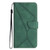 Samsung Galaxy A25 5G Stitching Embossed Leather Phone Case - Green