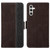 Samsung Galaxy A25 5G Stitching Side-Magnetic RFID Leather Phone Case - Coffee