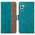 Samsung Galaxy A25 5G Stitching Side-Magnetic RFID Leather Phone Case - Dark Green