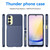 Samsung Galaxy A25 5G Thunderbolt Shockproof TPU Phone Case - Blue