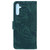 Samsung Galaxy A25 5G Tiger Embossing Pattern Flip Leather Phone Case - Green