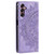Samsung Galaxy A25 5G Totem Embossed Magnetic Leather Phone Case - Purple