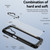 Samsung Galaxy A25 5G TPU + PC Lens Protection Phone Case - Black
