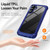 Samsung Galaxy A25 5G TPU + PC Lens Protection Phone Case - Blue