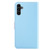 Samsung Galaxy A25 5G Tricolor Stitching Horizontal Flip Leather Phone Case - Blue