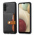 Samsung Galaxy A15 5G Calfskin Card Slot TPU + PU Phone Case - Black