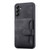 Samsung Galaxy A15 5G Skin Feel Dream RFID Anti-theft PU Card Bag Phone Case - Black