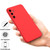 Samsung Galaxy A15 5G Pure Color Liquid Silicone Shockproof Full Coverage Phone Case - Red