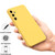 Samsung Galaxy A15 5G Pure Color Liquid Silicone Shockproof Full Coverage Phone Case - Yellow