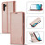 Samsung Galaxy A15 5G LC.IMEEKE Strong Magnetism Microfiber Leather Phone Case - Rose Gold