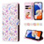 Samsung Galaxy A15 5G Bronzing Painting RFID Leather Case - Pansies