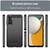 Samsung Galaxy A15 5G Brushed Texture Carbon Fiber TPU Phone Case - Black