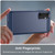 Samsung Galaxy A15 5G Brushed Texture Carbon Fiber TPU Phone Case - Blue