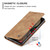Samsung Galaxy A15 5G CaseMe 013 Multifunctional Horizontal Flip Leather Phone Case - Brown