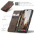Samsung Galaxy A15 5G CaseMe 013 Multifunctional Horizontal Flip Leather Phone Case - Coffee