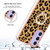 Samsung Galaxy A15 5G Electroplating Dual-side IMD Phone Case with Ring Holder - Leopard Print