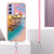 Samsung Galaxy A15 5G Electroplating IMD TPU Phone Case with Lanyard - Dream Butterfly