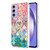 Samsung Galaxy A15 5G Electroplating IMD TPU Phone Case with Ring - Colorful Scales