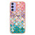 Samsung Galaxy A15 5G Electroplating IMD TPU Phone Case with Ring - Colorful Scales