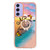 Samsung Galaxy A15 5G Electroplating IMD TPU Phone Case with Ring - Dream Butterfly
