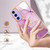 Samsung Galaxy A15 5G Electroplating Marble Dual-side IMD Phone Case - Purple 001