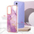 Samsung Galaxy A15 5G Electroplating Marble Dual-side IMD Phone Case - Purple 001
