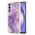 Samsung Galaxy A15 5G Electroplating Marble Dual-side IMD Phone Case - Purple 002