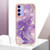 Samsung Galaxy A15 5G Electroplating Marble Dual-side IMD Phone Case - Purple 002