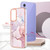 Samsung Galaxy A15 5G Electroplating Marble Dual-side IMD Phone Case - Rose Gold 005