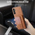 Samsung Galaxy A15 5G Fierre Shann Oil Wax Cow Leather Card Holder Back Phone Case - Brown