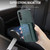 Samsung Galaxy A15 5G Fierre Shann Oil Wax Cow Leather Card Holder Back Phone Case - Green