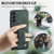 Samsung Galaxy A15 5G Fierre Shann Oil Wax Cow Leather Card Holder Back Phone Case - Green