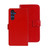 Samsung Galaxy A15 5G idewei Crazy Horse Texture Leather Phone Case - Red