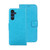 Samsung Galaxy A15 5G idewei Crazy Horse Texture Leather Phone Case - Sky Blue
