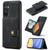 Samsung Galaxy A15 5G JEEHOOD J01 Retro Magnetic Detachable Wallet Phone Case - Black