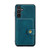 Samsung Galaxy A15 5G JEEHOOD J01 Retro Magnetic Detachable Wallet Phone Case - Blue