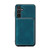 Samsung Galaxy A15 5G JEEHOOD Magnetic Zipper Horizontal Flip Leather Phone Case - Blue