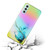 Samsung Galaxy A15 5G Laser Marble Pattern Clear TPU Protective Phone Case - Blue