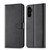 Samsung Galaxy A15 5G LC.IMEEKE Calf Texture Leather Phone Case - Black