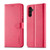 Samsung Galaxy A15 5G LC.IMEEKE Calf Texture Leather Phone Case - Red