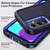 Samsung Galaxy A15 5G Life Waterproof Rugged Phone Case - Dark Blue + Royal Blue