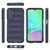Samsung Galaxy A15 5G Magic Shield TPU + Flannel Phone Case - Dark Blue