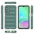 Samsung Galaxy A15 5G Magic Shield TPU + Flannel Phone Case - Dark Green