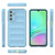 Samsung Galaxy A15 5G Magic Shield TPU + Flannel Phone Case - Light Blue