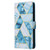 Samsung Galaxy A15 5G Marble Bronzing Stitching Leather Phone Case - Blue