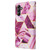 Samsung Galaxy A15 5G Marble Bronzing Stitching Leather Phone Case - Purple