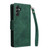 Samsung Galaxy A15 5G Rivet Buckle 9 Cards 3-Fold Wallet Leather Phone Case - Green Samsung Galaxy A15 5G Rivet Buckle 9 Cards 3-Fold Wallet Leather Phone Case - Green